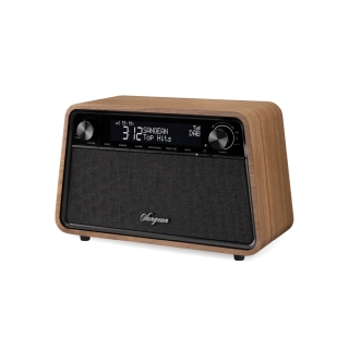 Sangean WR-201D Nussbaum - DAB+ / FM-RDS / Bluetooth / AUX Premium-Retro-Radio | Neu