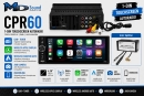 Ampire CPR60 Smartphone 1DIN Radio - 6.38 (162mm),...