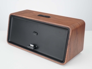 SONORO CuboDock Walnuss - Bluetooth Stereo Soundsystem | Aussteller, sehr gut