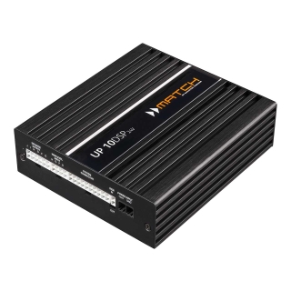 MATCH UP 10DSP – 24V Edition | 24 Volt fähiger 10-Kanal Class GD Upgrade-Verstärker mit integriertem 11-Kanal 64 Bit DSP, schwarz | Neu