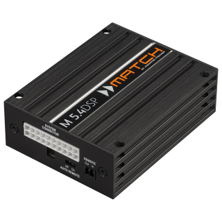 MATCH M 5.4DSP 5-Kanal Micro-Verstärker mit integriertem 9-Kanal DSP, Schwarz | Neu