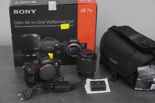 SONY ALPHA 7 III (712 Ausösungen) + Small Rig Light Cage 2918 für ILCE-7M3K Systemkamera 7,6 cm Display Touchscreen, WLAN | Sehr gut