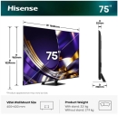 HISENSE 75U7DS Pro 189 cm, 75 Zoll 4K Ultra HD Mini LED Smart TV