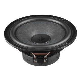 HELIX PR W165 165 mm Premium Tiefmitteltöner mit Mica-Papier-Komposit-Membran, 4 Ω Impedanz und Aluminium Druckgusskorb, Schwarz | Neu