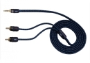 AIV Blue Snake hochwertiges Klinke /Cinchkabel  AIV  960201 Länge 1,50 Meter UVP 20 €