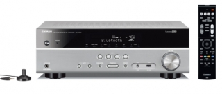 Yamaha RX-V381, Titanium - 5.1 AV-Receiver mit Bluetooth für kabelloses Musik-Streaming