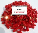 250 x AIV Ring Kabelschuh rot vergoldet 25mm² M4 zum...