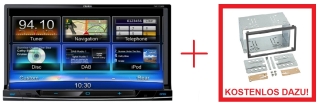Clarion NX702E mit BKX001 - 2-DIN-DVD-MULTIMEDIA Navigation 7", N1
