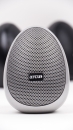 Arcus "the egg" Silber Hochw. Metall Satelliten-Lautsprecher, Paar - UVP 99,- €