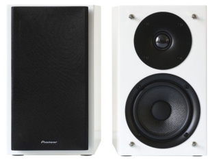 Pioneer S-P01 Weiß Hochglanz - 2-Wege Regallautsprecher 75 Watt, Paar | Neu