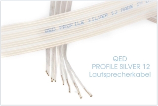 QED Profile Silver 12 - Lausprecherkabel Single-/Bi-Wire 12x0,63 mm² | Preis pro Meter