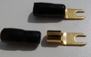 500 x AIV Gabel Kabelschuh sw vergoldet 10mm² M4 zum Großhandelspreis!! 60323