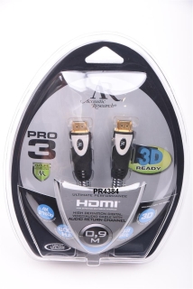 Acoustic Research PR4384 0,9 m NEU High End PRO3 HDMI Kabel UVP 49,99