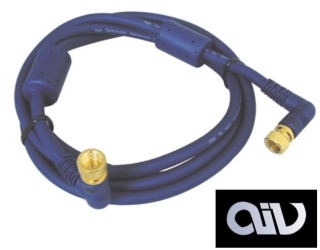 AIV DEEP BLUE C NEU Antennen F-Stecker-Verbindungskabel - 10,00 m