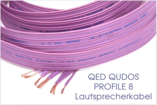 QED Profile 8 - Lausprecherkabel Single-/Bi-Wire 8-adrig | Preis pro Meter