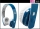 Vieta VHP-WJ500BL Blau - Funkkopfhörer mit Mini-Transmitter