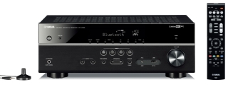 Yamaha MusicCast RX-V483, Schwarz, Aussteller - AV Receiver, kompatibel mit MusicCast und dem neusten HDMI