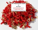 400 x AIV Ring Kabelschuh rot vergoldet 10mm² M8 zum...