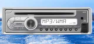 Clarion M109, N1, Wasserfestes Marine Radio MP3 CD Boot PKW Cabrio Yacht Outdoor