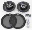 Clarion SH1334R Lautsprecher für Auto PKW 350 Watt 3-WEGE 13cm mit Gitter