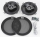 Clarion SH1334R Lautsprecher für Auto PKW 350 Watt 3-WEGE 13cm mit Gitter
