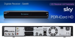 Humax PDR-iCord HD 250GB - HD SAT-Receiver mit Festplatte | Auspackware, wie neu