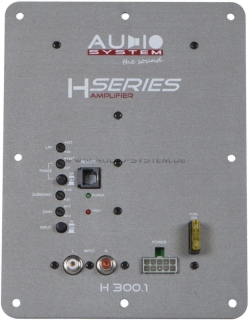 Audio System H 300.1 Digitaler Mono Hochleistungsverstärker