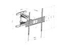 Black Connect Cantilever XXL8660 universelle Wandhalterung