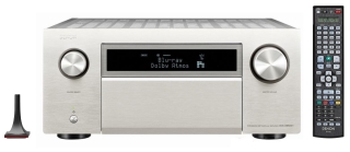 DENON AVC-X8500H Silber 13.2-Kanal HEOS Apple AirPlay 2  Alexa Sprachsteuerung