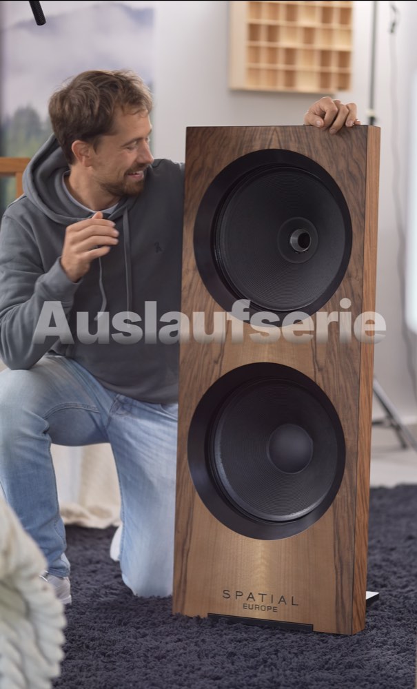David von MD Sound mit der Spatial MC No 3 TSE Final Edition in Nussbaum