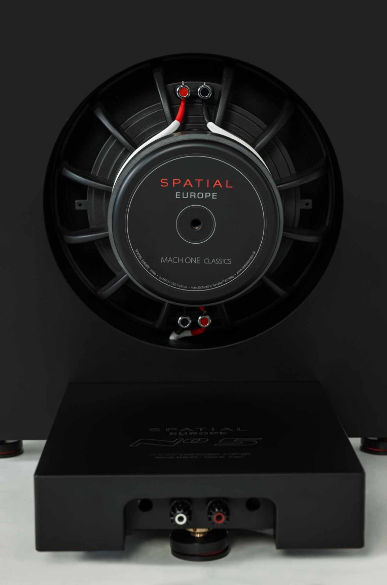 Treiber der Spatial No 5 von hinten