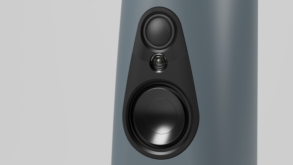 Treiber-Array des Linn 360 mit schwarzem Metallcover in Clyde Built