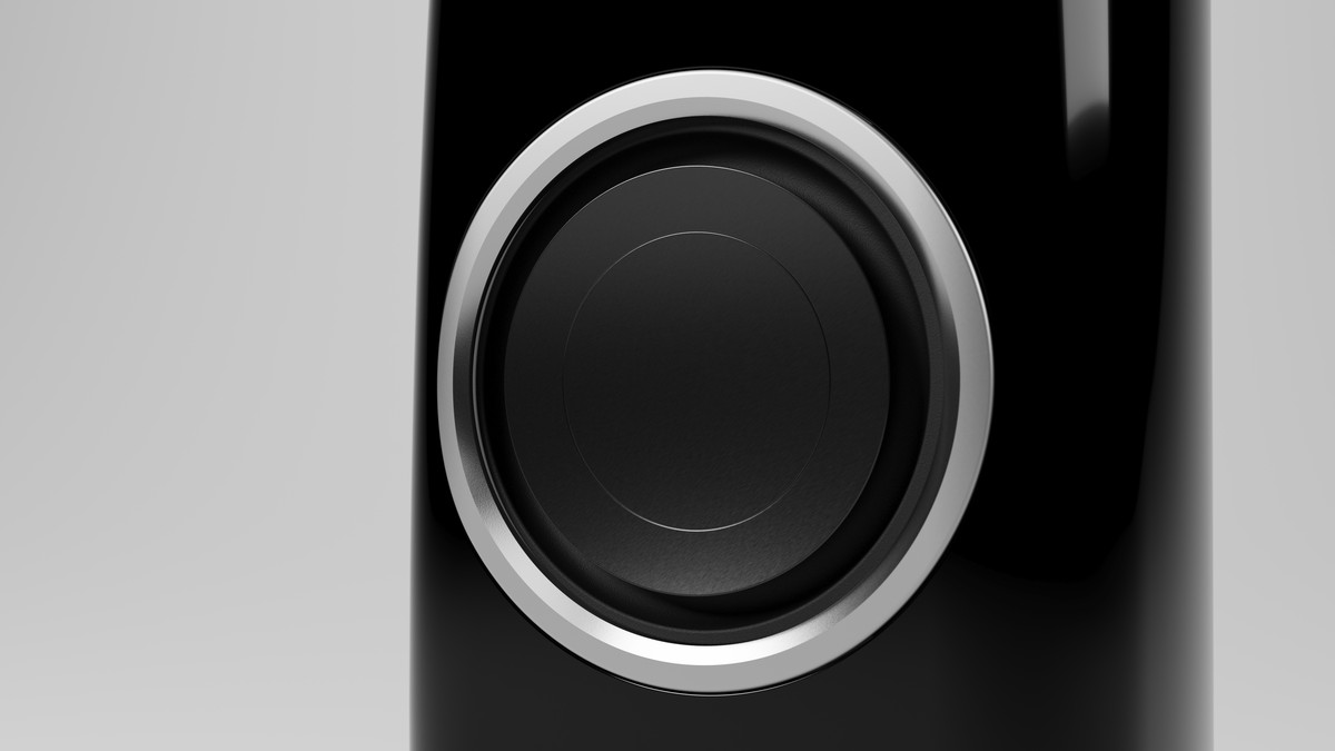 Pistonik-Basstreiber des Linn 360 im Detail