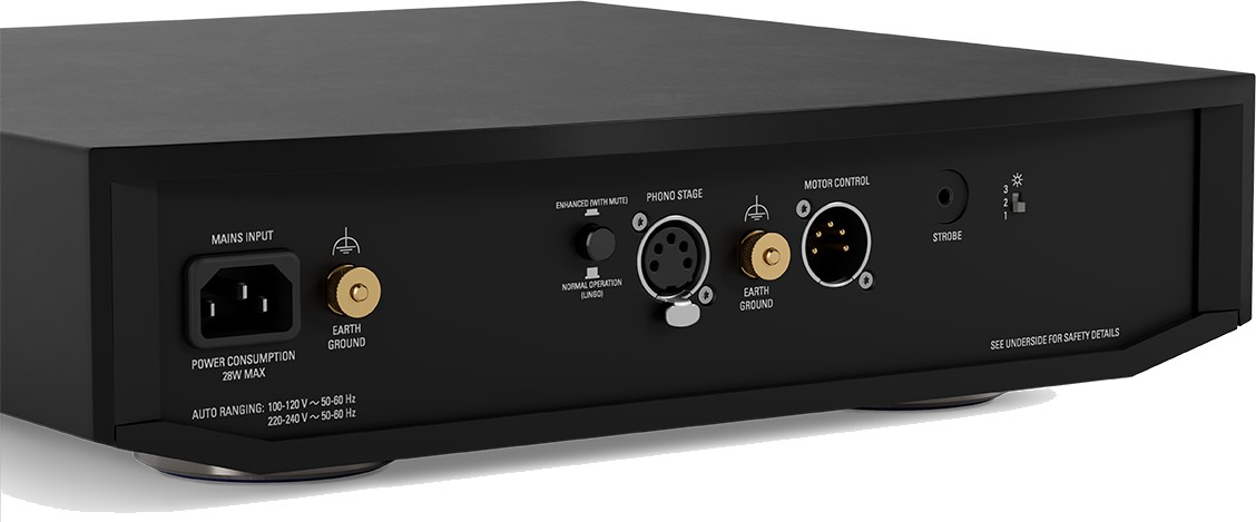 Rückseite des Linn Klimax Radikal mit Anschlüssen